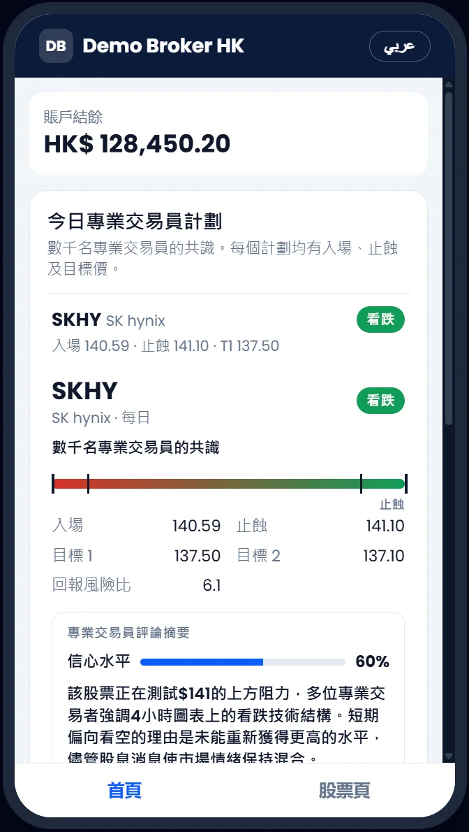Partner widget in Traditional Chinese showing an opened plan
